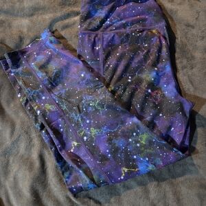 CVG Galaxy Print CAPRI Leggings
